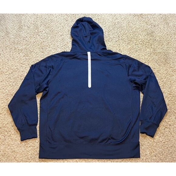 Villanova Wildcats Nike Therma Fit Navy Blue Hoodie Sweatshirt Size XXL 2XL EUC - Picture 4 of 4